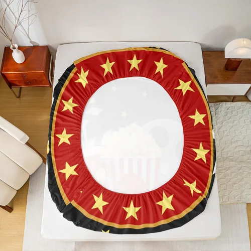 Miniatura 6 de Juego de sábanas de cine tamaño individual, juego de ropa de cama de 3 piezas para niños, adolescentes y adultos, decoración de habitación de cine