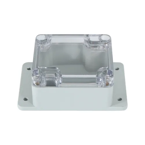 Miniatura 4 de Caja de conexiones de plástico ABS impermeable a prueba de polvo, recinto universal para proyectos eléctricos con cubierta transparente