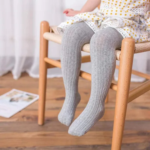 Miniatura 5 de Kaariss 3 pares de mallas de algodón para bebés y niñas pequeñas