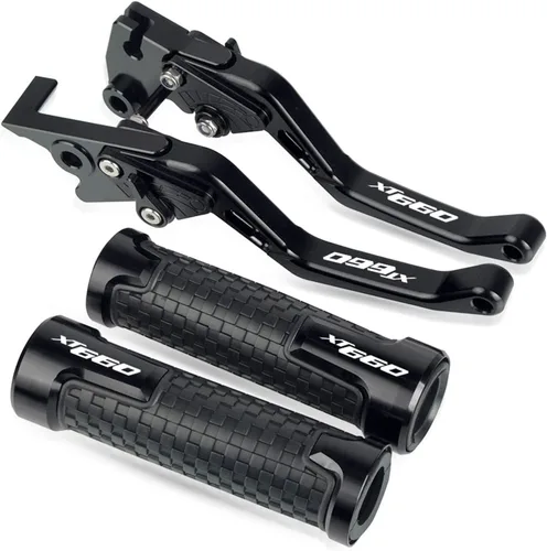 Miniatura 14 de DOUKI Para Yamaha XT660Z TENERE 2008-2016 XT660 Z - Palancas de embrague de freno corto para motocicleta, embrague, empuñaduras, extremos