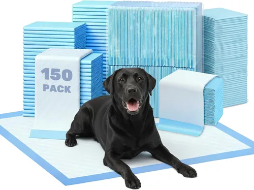 Miniatura 11 de FluffyDream Almohadilla de Entrenamiento Impermeable Súper Absorbente para Perros y Cachorros, Almohadilla para Mascotas para Entrenar en Casa, Azul