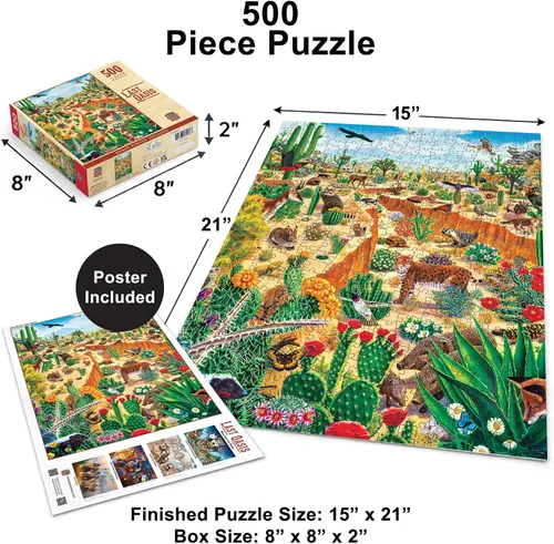 Miniatura 2 de MasterPieces Rompecabezas de 550 piezas para adultos, familia o jóvenes, Last Oasis, 18 x 24 pulgadas