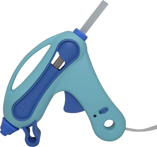 Westcott ¡Tan genial! Pistola de pegamento de baja temperatura para jóvenes artesanos, varios colores