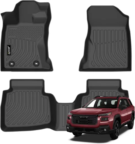 Miniatura 104 de Juego completo de tapetes de auto para todo tipo de clima, revestimiento automotriz para piso y maletero