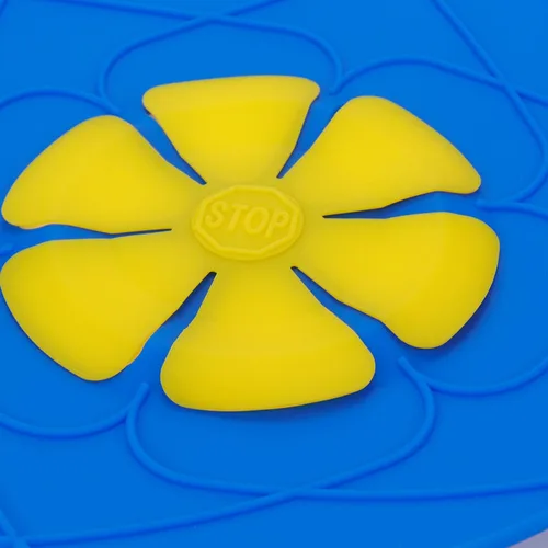 Miniatura 4 de Sscon Tapón antiderrames de 10 pulgadas, tapa antiderrames para sartenes y ollas, 1 unidad, color azul