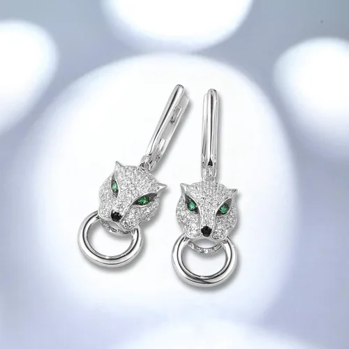 Miniatura 4 de Santuzza Aretes hipoalergénicos de plata de ley para mujer