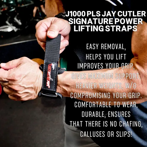 Miniatura 5 de Schiek Deportes Modelo J1000PLS Jay Cutler Signature Power Lifting Straps