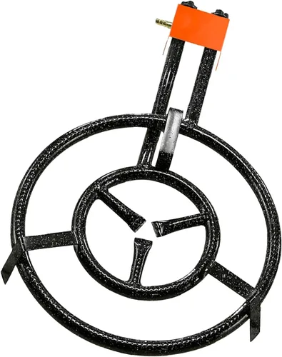 Miniatura 6 de Magefesa Quemador de gas propano para exteriores de 12 pulgadas, acero esmaltado reforzado resistente, se adapta a paellas de hasta 15 pulgadas