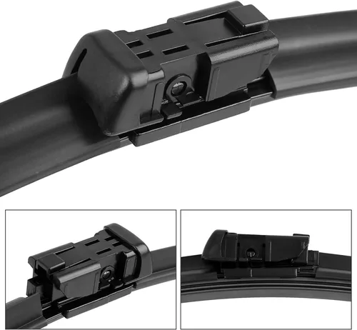 Miniatura 4 de X AUTOHAUX Limpiaparabrisas delantero de 22 pulgadas y 18 pulgadas para GMC Canyon para Chevrolet Colorado 2016-2022 con botón de bloqueo superior