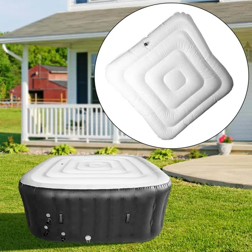 Miniatura 5 de Cubierta inflable para bañera de hidromasaje compatible con la mayoría de nuestra gama de jacuzzis de spa, tapa de ahorro de energía para bañera