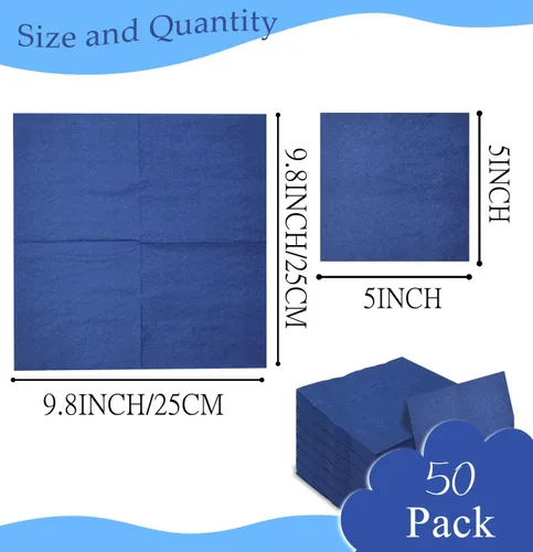 Miniatura 2 de Servilletas de cóctel de 3 capas, servilletas de cóctel, servilletas de postre, servilletas de papel desechables para bodas, fiestas de cumpleaños