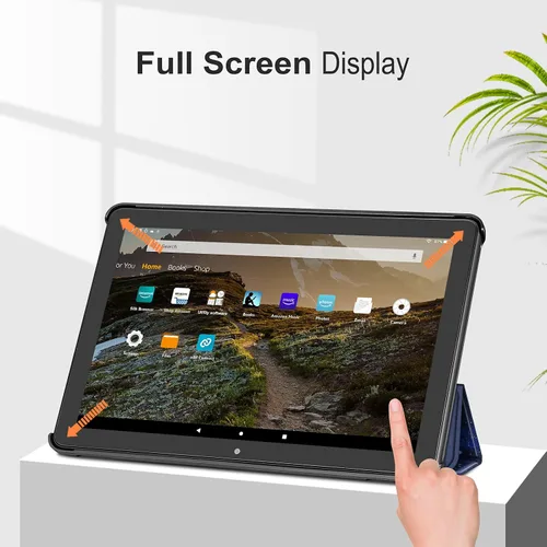 Miniatura 8 de Fintie Funda para tablet Amazon Fire HD 10 y Fire HD 10 Plus (solo compatible con versión 11ª generación 2021) – ultra ligera y delgada cubierta