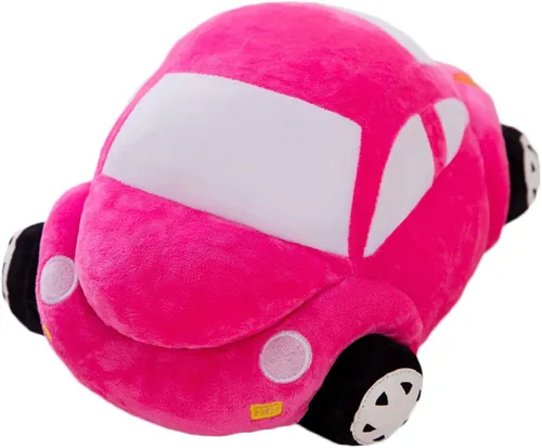 Miniatura 9 de zhidiloveyou Almohada con forma de coche de peluche azul con forma de coche lindo regalo de decoración para niños 11.8 pulgadas