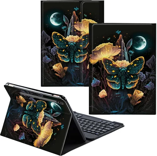 Miniatura 82 de Funda para Samsung Galaxy Tab S6 Lite 2022/2020 Teclado inalámbrico desmontable y cubierta de cuero PU Funda protectora para Samsung Galaxy Tab S6