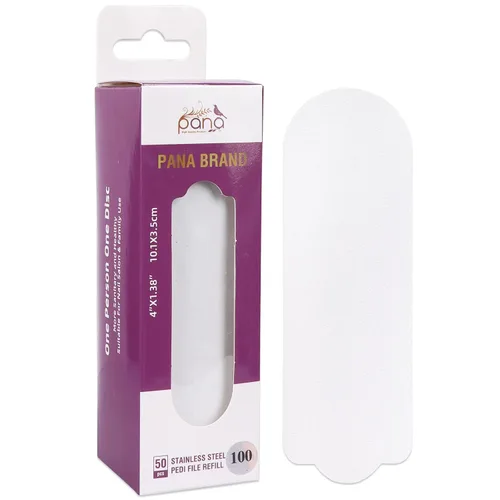 Miniatura 17 de PANA 40 piezas de recambio de archivo Pedi grande negro para lima de pies de acero inoxidable para lijar raspador de pies, almohadillas de recambio