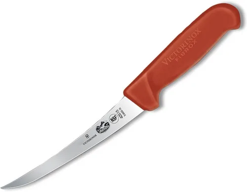 Miniatura 2 de Victorinox - Cuchillo deshuesador curvado con hoja semirrígida Fibrox Pro, mango de fibrox Azul