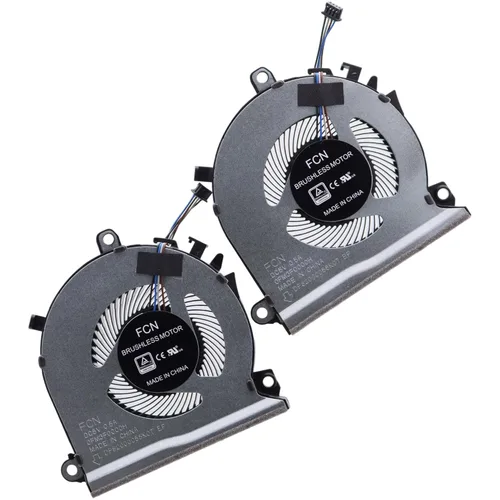 Miniatura 2 de Deal4GO - Ventilador de refrigeración para CPU o GPU L77560-001 L77558-001 de repuesto para HP Pavilion Gaming 15-EC 16-A 15z-EC000 15-EC0000