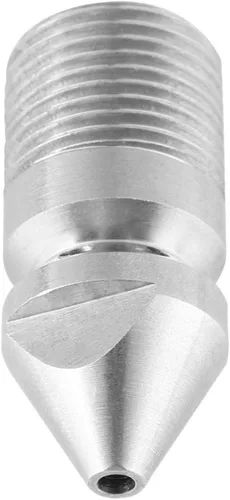Miniatura 9 de Puntas de lavado a presión, rociador de chorro de drenaje multiángulo y turbina de limpieza de alcantarillado, acero inoxidable de 3/8 pulgadas