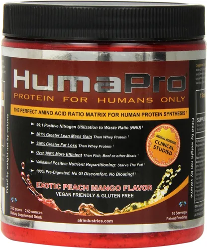 Miniatura 9 de ALR Industries Humapro Matriz de aminoácidos y proteínas para seres humanos 99% de utilización para músculo magro Vegano, sin gluten 334g