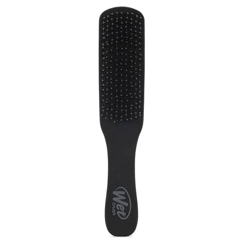 Wet Brush Cepillo desenredante para cabello para hombres, negro, estimula el cuero cabelludo y la barba para un cabello más lleno y fuerte, cerdas