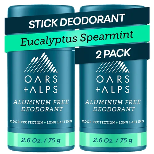 Miniatura 10 de Oars + Alps Desodorante sin aluminio para hombres y mujeres, dermatológicamente probado y fabricado con ingredientes limpios, tamaño de viaje, Costa