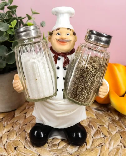 Miniatura 6 de Ebros Bon Appetit Wine Master - Estatuilla de cocina de pie para cocinero culinario de sal y pimentero, 6 1/8 pulgadas de alto, cocina decorativa