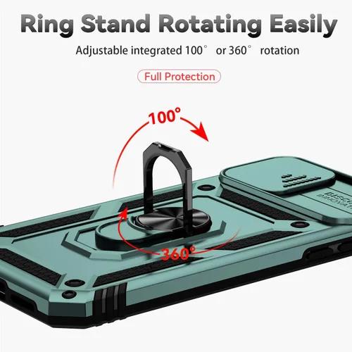Miniatura 6 de Funda para iPhone XR con cubierta para lente de cámara, protector de pantalla HD, doble capa [protección contra caídas de grado militar de 15 pies]