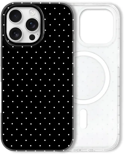 Miniatura 52 de Hython Funda para iPhone Air, diseño estético de lunares lindos, funda simple de 6.5 pulgadas, delgada, antiarañazos, parachoques de TPU suave, a