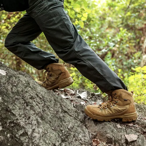 Miniatura 7 de FREE SOLDIER Mens Tactical Waterproof Lightweight Hiking Boots Military Combat Boots Work Boots