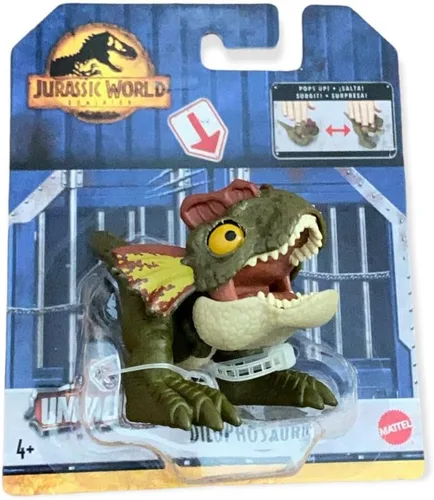 Jurassic World Dominion - Juguetes de dinosaurio salvajes desenjaulados, figuras coleccionables, activados manualmente (Ceratosaurus)