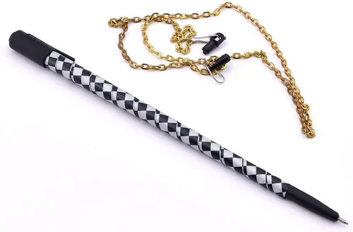 Enjoyer - Bolígrafo a collar con cadena, bolígrafo desaparecido, trucos mágicos, primer plano, trucos mágicos, ilusiones de escenario, accesorios de