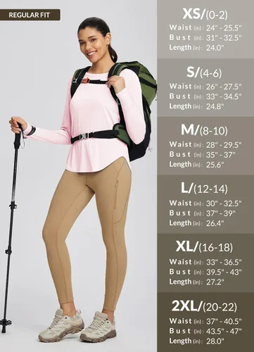 Miniatura 92 de BALEAF - Camisetas de sol de manga larga para mujer, con FPU 50+, para senderismo, ligeras, de secado rápido, protección contra rayos ultravioleta