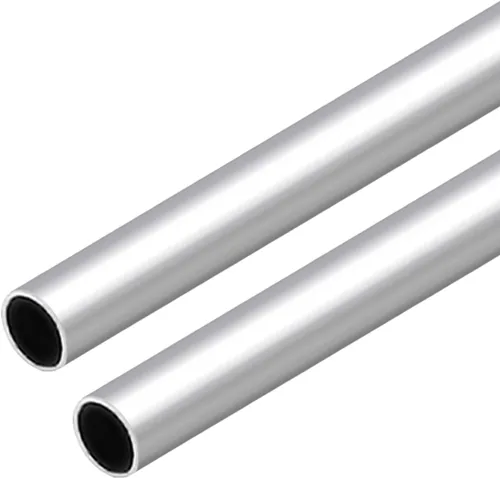 Miniatura 10 de Tubo redondo de aluminio 6063, 0.63 pulgadas de diámetro exterior de 0.039 in de grosor de pared de 11.811 in de longitud, tubo recto de metal sin