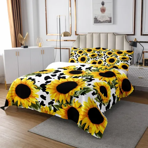 Miniatura 4 de Feelyou Colcha de sirena tamaño individual para niños y niñas, diseño de arco iris, colorido, cola de sirena, juego de ropa de cama impresa, lindo