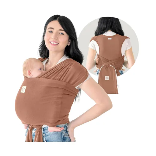 Miniatura 14 de KeaBabies Portabebés con anillo para bebé, fácil de llevar, ajustable D-Lite portabebés recién nacido a niño pequeño, camisa de transporte