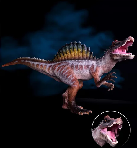 Miniatura 3 de Gemini&Genius Figura de Acción de Spinosaurus con Mandíbula Móvil, Juguete de Dinosaurio para Niños, Educación Científica Temprana sobre