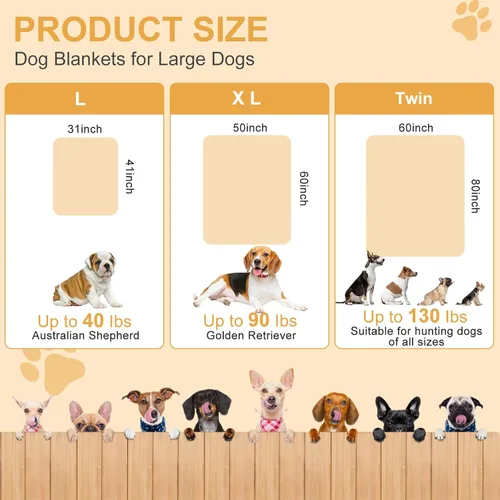 Miniatura 6 de Manta Suave para Perros para Perros Grandes - Manta Mullida para Mascotas para Gatos y Cachorros, Manta Reversible con Diseño de Huellas de Pata gris