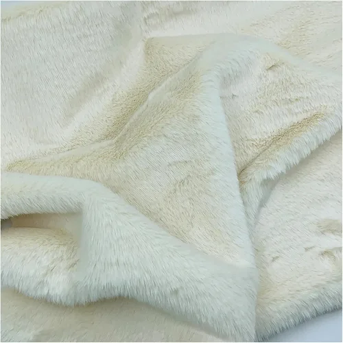 Miniatura 25 de Tela de piel sintética lanuda de felpa corta, suministros de tela de coser, súper suave y esponjosa, lujosamente cómoda para suministros de Rojo 3