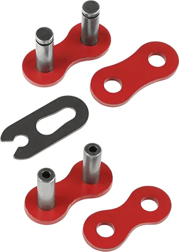 Miniatura 5 de Caltric Cadena de transmisión roja compatible con Honda Trx200Sx Fourtrax 200 2X4 1986 1987 1988