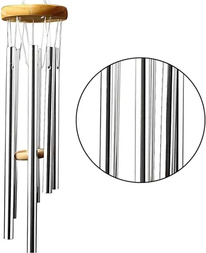 Miniatura 5 de Tubos de campanillas de viento, 30 piezas, kit de campanillas de viento, partes de campanillas de viento para bricolaje, hogar, jardín, decoración