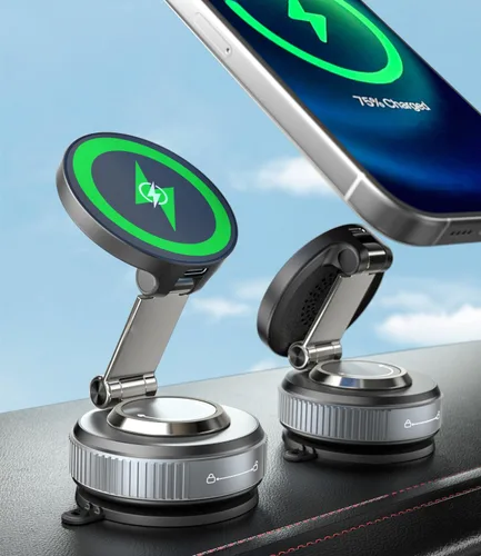 Miniatura 8 de Soporte magnético para teléfono al vacío, soporte magnético ajustable de 360°, soporte de teléfono Magsafe con ventosa mejorada 2025 para tu