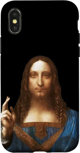 Miniatura 5 de Funda para iPhone 12 Pro Max Leonardo da Vinci - Salvator Mundi (salvador del mundo)