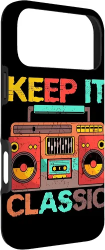 Miniatura 3 de Keep It Classic Radio 80s 90s Retro Vintage Cassette Player Funda para iPhone 17 Pro Max