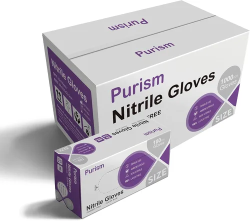 Miniatura 8 de Guantes de nitrilo Daddy's Choice, 100 unidades, 1000 unidades, desechables, color azul, tallas S/M/L/XL, sin látex, sin polvo