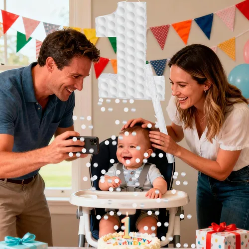 Miniatura 7 de Decoraciones de cumpleaños de golf, piñata número 3 con palo vendados y confeti, piñata temática deportiva, suministros para fiesta de tercer