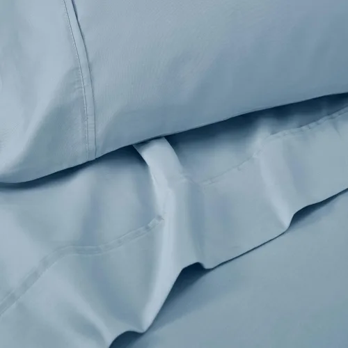 Miniatura 6 de Superior Juego de sábanas de algodón de 1400 a 1500 hilos, ropa de cama pesada para uso diario, decoración moderna, incluye 1 sábana bajera elástica