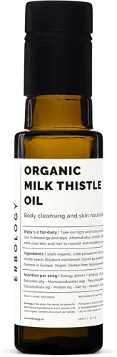 Miniatura 13 de Erbology Aceite de semilla de chía orgánico de 3.4 onzas líquidas, prensado en frío, rico en omega-3 (66%) y vitamina E (330% RI), sin aditivos ni