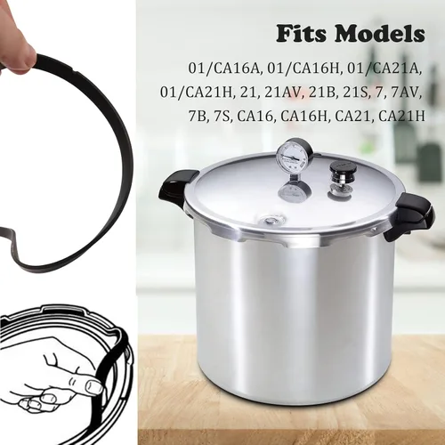Miniatura 5 de 09907 Anillo de sellado de olla a presión y ventilación de aire automática para olla de presión Presto en caja CA16, CA16H y 21 Qt