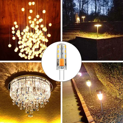 Miniatura 6 de Rayhoo - 10 bombillas LED G4 de base 24 de 1.5 W CA CC 12 V/10 – 20 V no regulables equivalente a 10 W T3 halógeno foco de repuesto 360° de ángulo