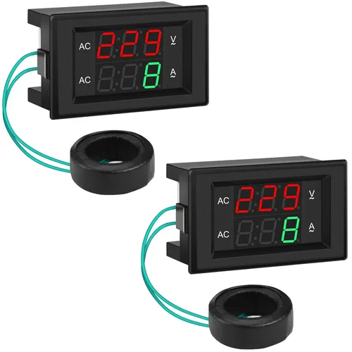 Miniatura 9 de DROK DC 4.5-100V Multímetro digital con voltímetro, amperímetro y panel de medidor de voltaje, medidor de amperios DC, medidor de voltaje, probador